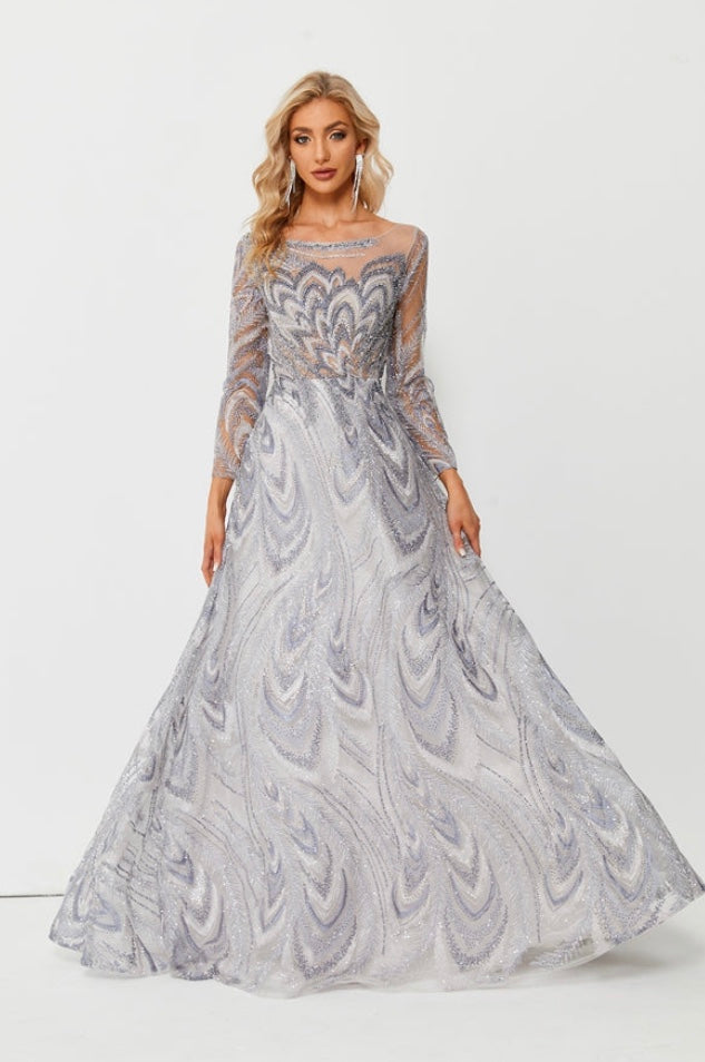 Gorgeous Embroidered Long Dress