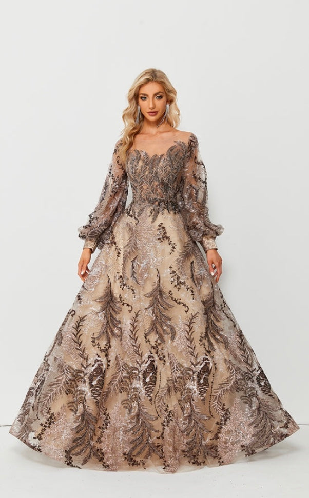 Gorgeous Round neckline Ball Gown